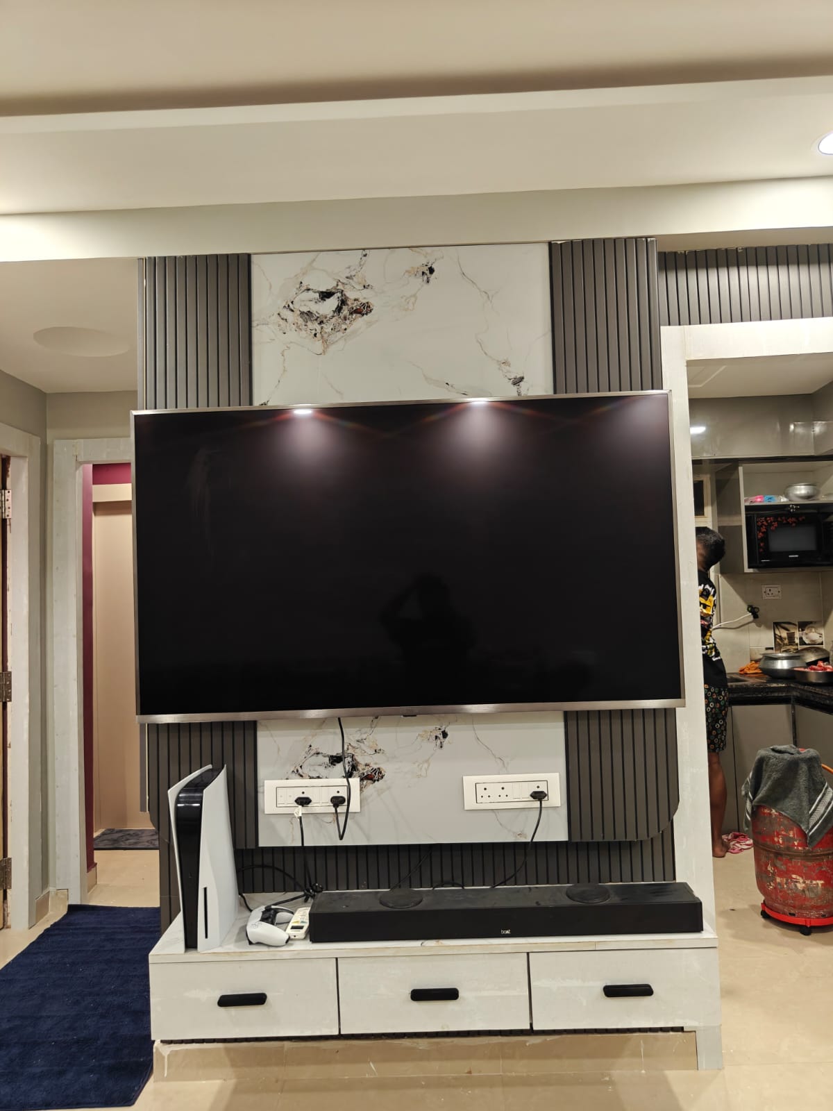 TV wall unit project